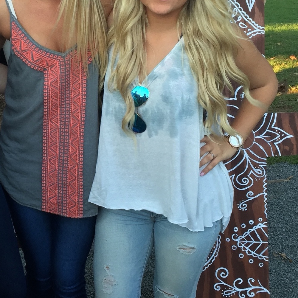 Free people tie dye tank